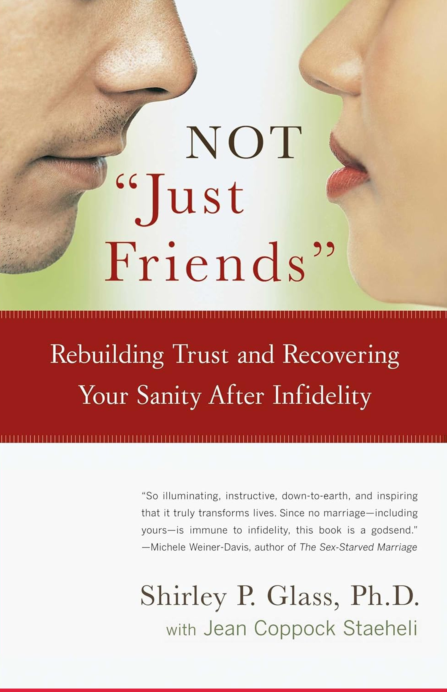 "Not 'Just Friends': Rebuilding Trust and Recovering Your Sanity After Infidelity" by Shirley P, Glass, PH.D., and Nan Silver